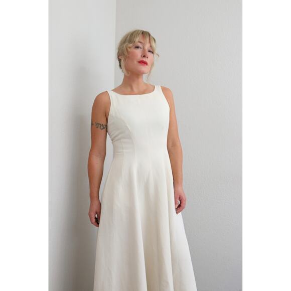 2000's Vintage Banana Republic Linen Dress ~ Women's XS SM 2 4  Summer Sundress - Picture 7 of 12